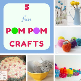 http://keepingitrreal.blogspot.com.es/2016/09/5-fun-pom-pom-crafts.html