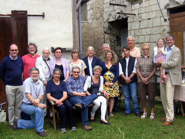 International party in France. Photo by loire Valley Time Travel.