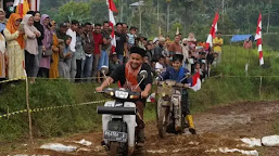 Balap Motor GP Sawah Kantalunya RKRC Lintau ke 4Kabupaten Tanah Datar