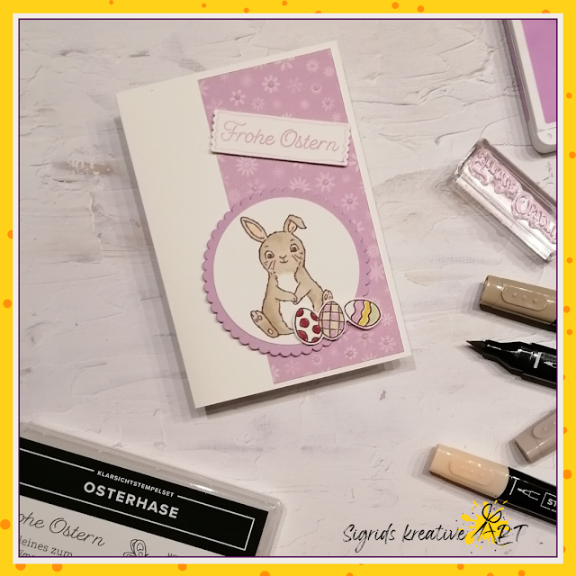 easter bunny - osterhase - stampin up - stempelset - osterkarte