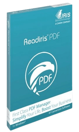Readiris PDF 22.2.127.0 poster box cover