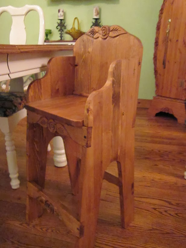 Sunset or Rose models, simple woodworking plans for high chairs.
