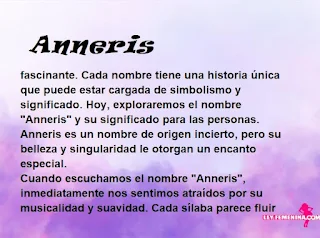 significado del nombre Anneris