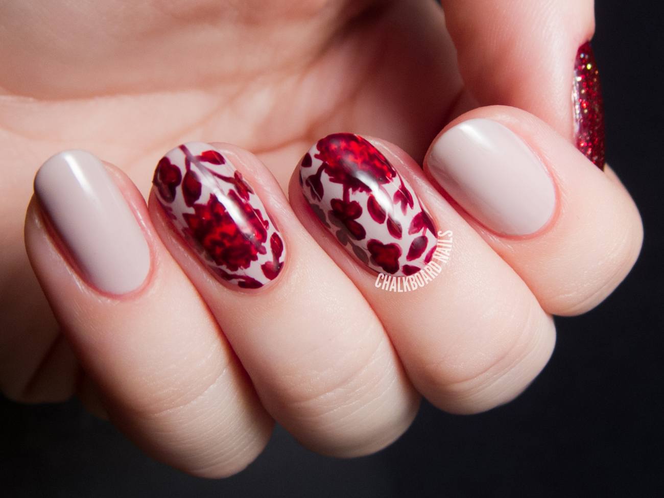 Ruby Red Ice Nail Wraps – Embrace Your Style Nails LLC