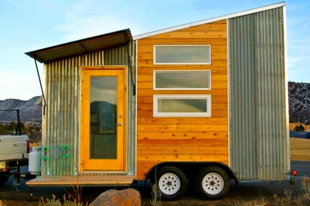 hgtv tiny house rolling with rustic style