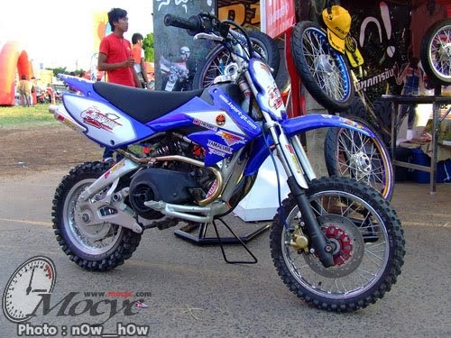  Modifikasi  Motor  Murah MIO CROSS 