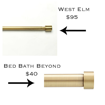 west elm curtain rod gold and bed bath and beyond umbra curtain rod gold