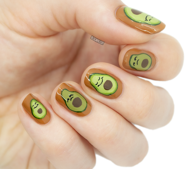 #inktober #inktober2019 #nailart #avocado