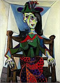 "Dora Marr with Cat" by Pablo Picasso (110.1 Million)