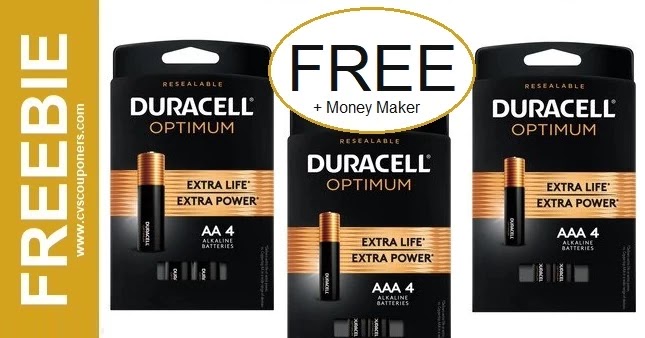 FREE Duracell Batteries CVS Deals
