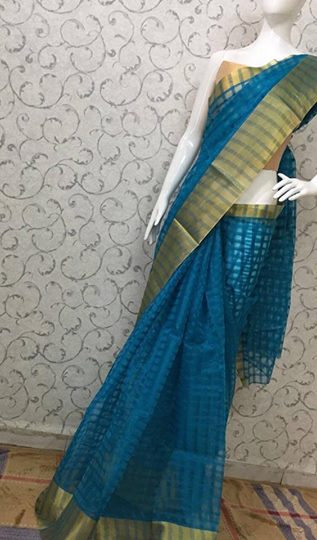 Kora cotton silk saree