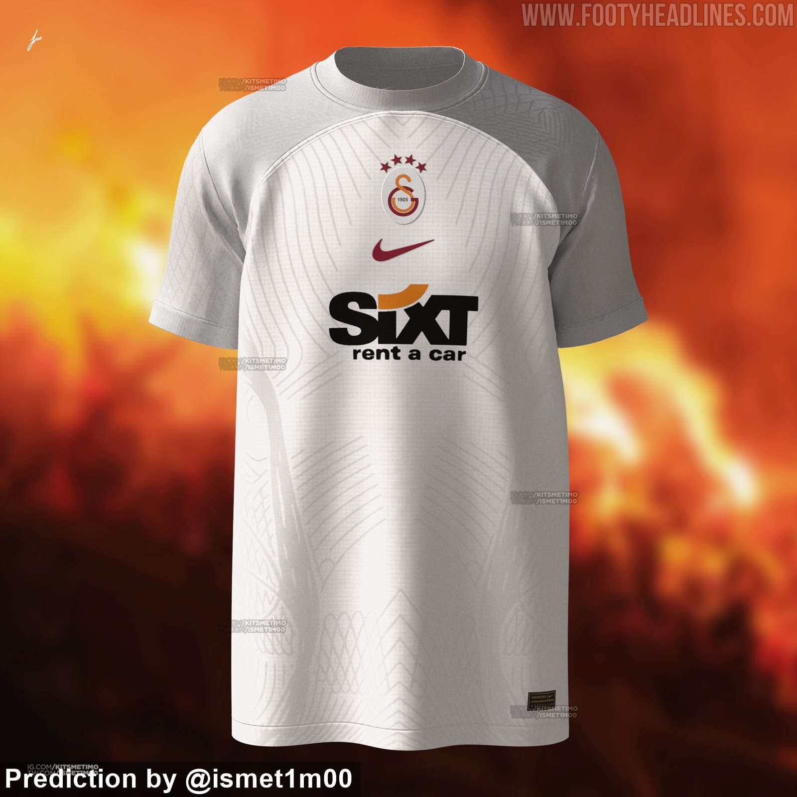 Nike Galatasaray Away Shirt 2023 2024 Adults