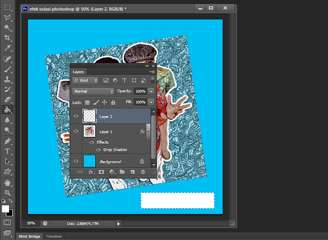 Cara Mudah Membuat Effect Taped atau Solasi di Photoshop CS6