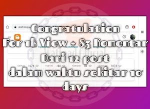 Congratulation For 1k View