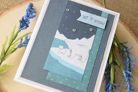 Christmas Card with Recollections Winter Dream by Jess Crafts