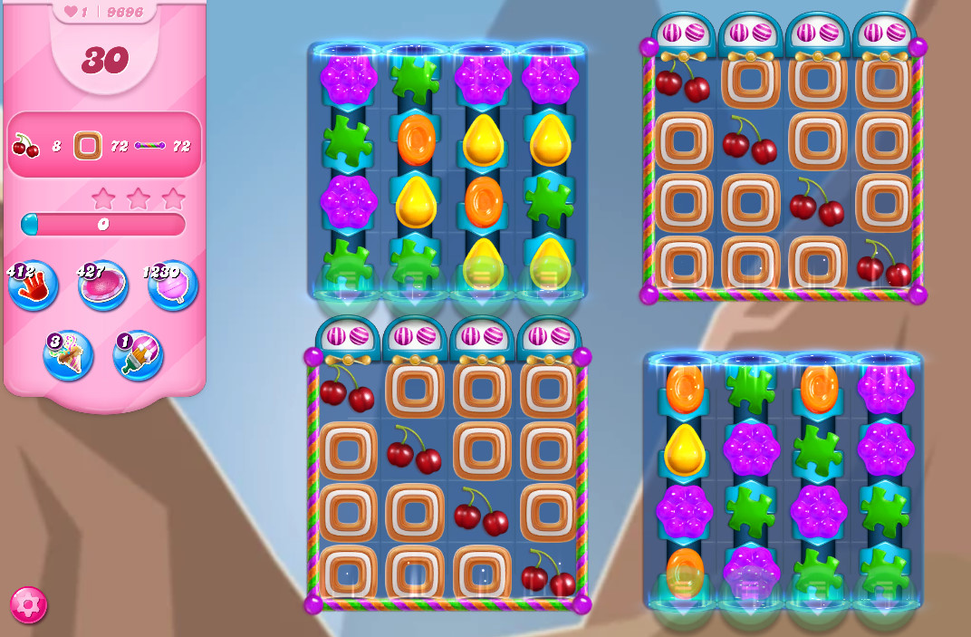 Candy Crush Saga level 9696