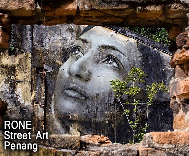 Penang Street Art Photos Rone