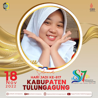 Bingkai Foto atau Twibbon Hari Kabupaten Tulungagung dan Karanganyar, pada tanggal 18 November 2022