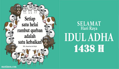 Kumpulan kartu ucapan IDUL ADHA 1438H tahun 2017 yang Unik