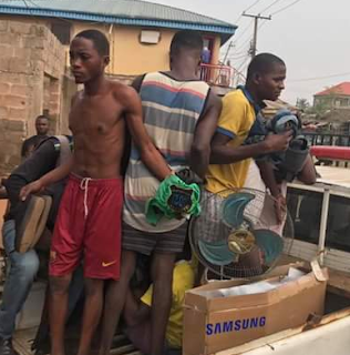  Photos: Security guard and gang kill his employer in Edo State, set the body ablaze and made away with her belongings