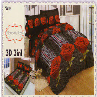 sprei 3d lady rose Romantic Rose