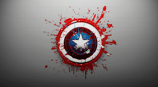 Captain America: Free Printable HD Poster.