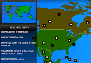 Мировая карта в Pandemic