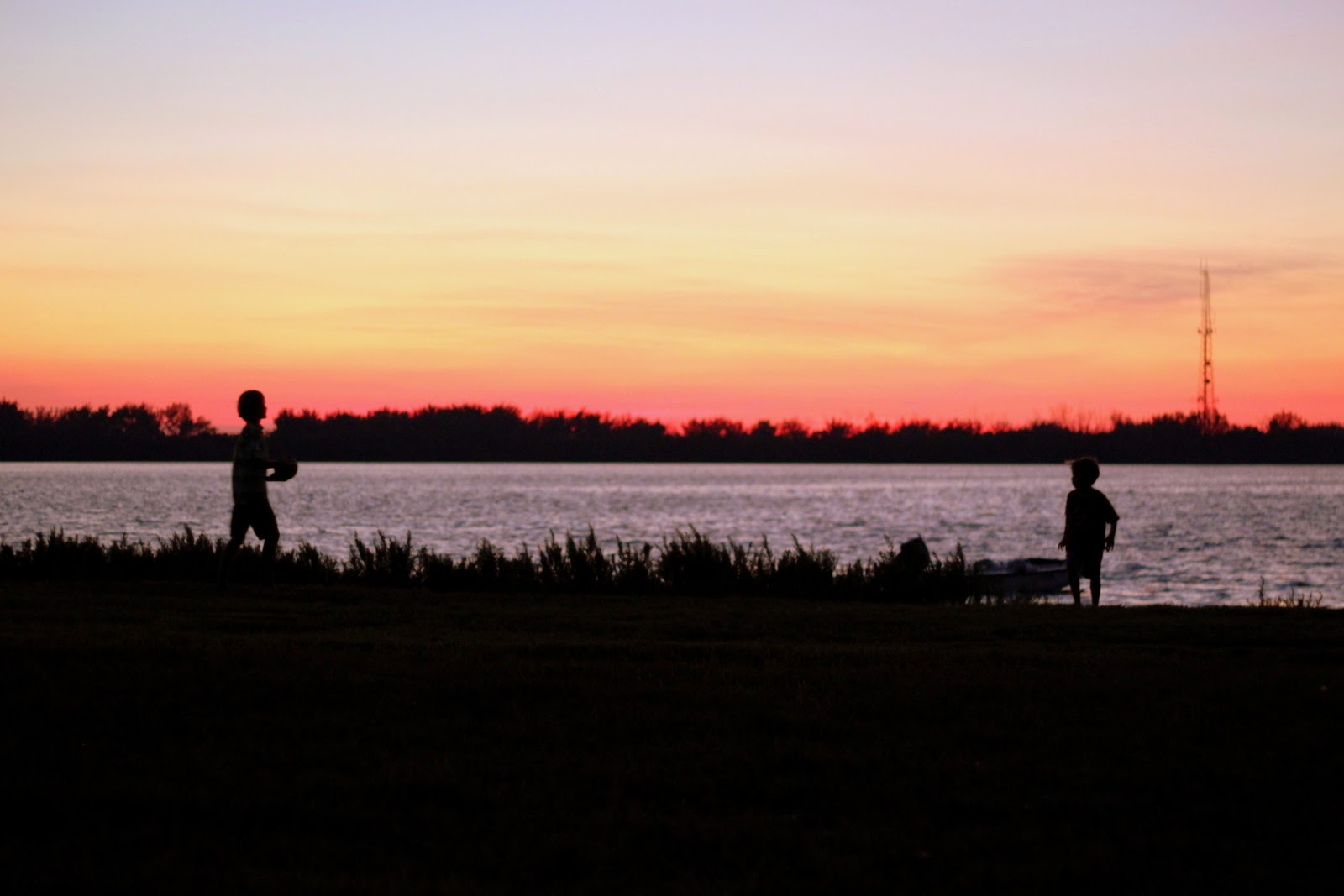 Because I'm Me, Fort DeSoto County Park sunset from our campsite
