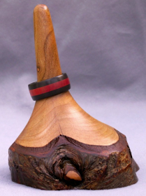 wood ring holder