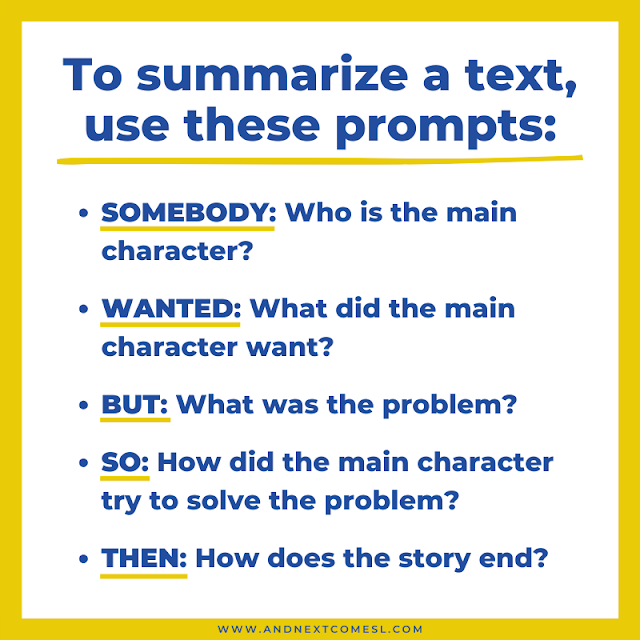 An overview of the prompts used for the somebody wanted but so then strategy