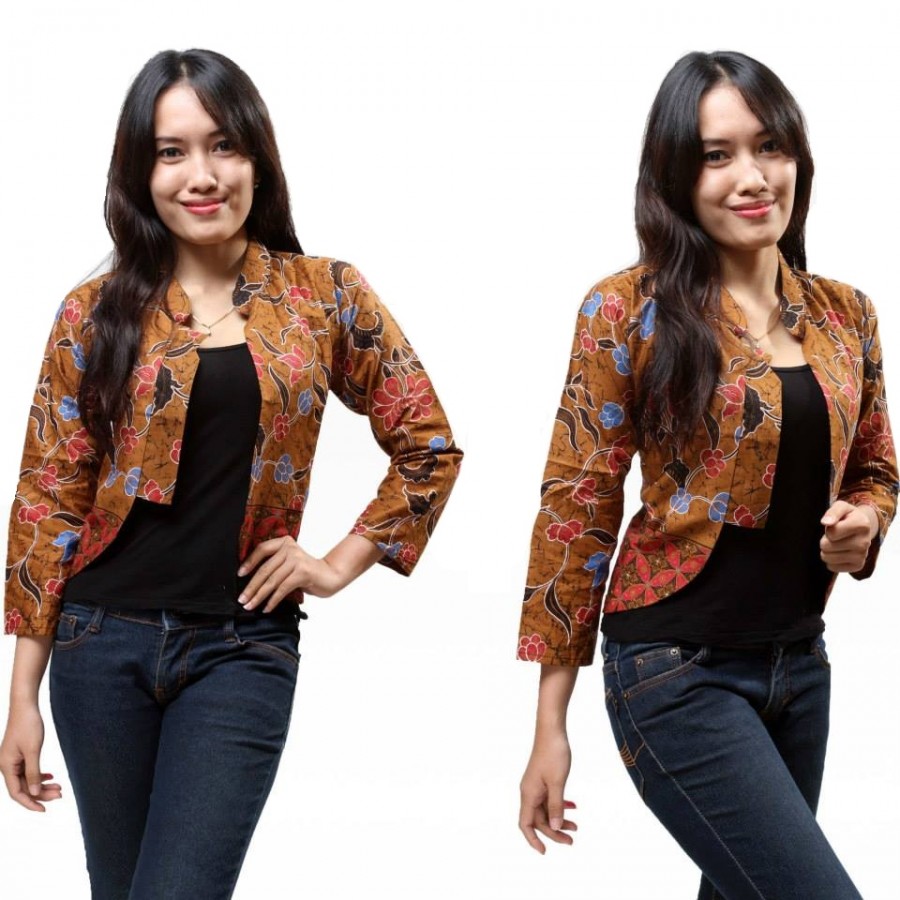 15 Cardigan Batik  Wanita  Modern 2021 Model  Baju Batik  Kantor