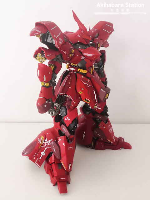 Review de Metal Structure MSN-04 Sazabi, Tamashii Nations.