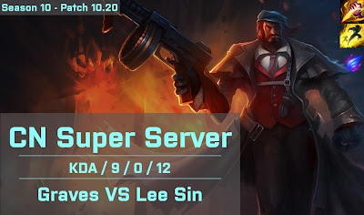 Graves JG vs Lee Sin - CN Super Server 10.20