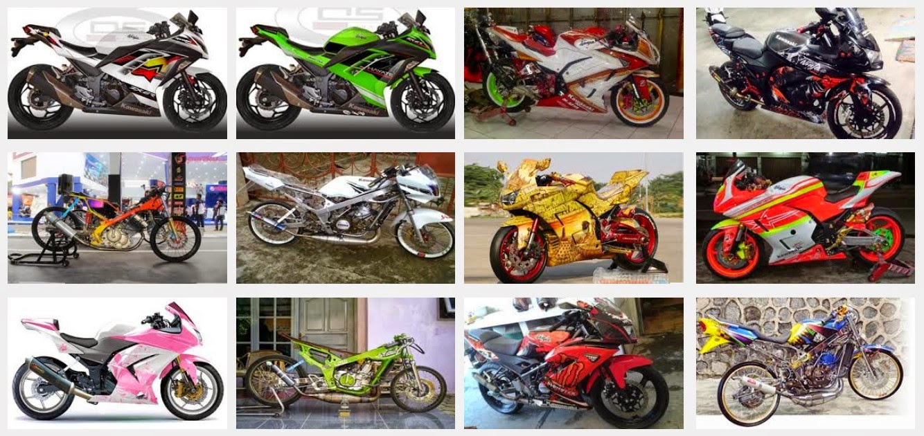 100 Gambar Motor Kawasaki Ninja 2 Tak Terkeren Gubuk Modifikasi