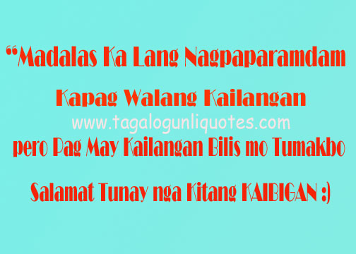 New Tagalog Friendship Quote 2013