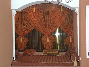 bedroom curtain design