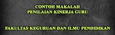 Contoh Makalah Penilaian Kinerja Guru