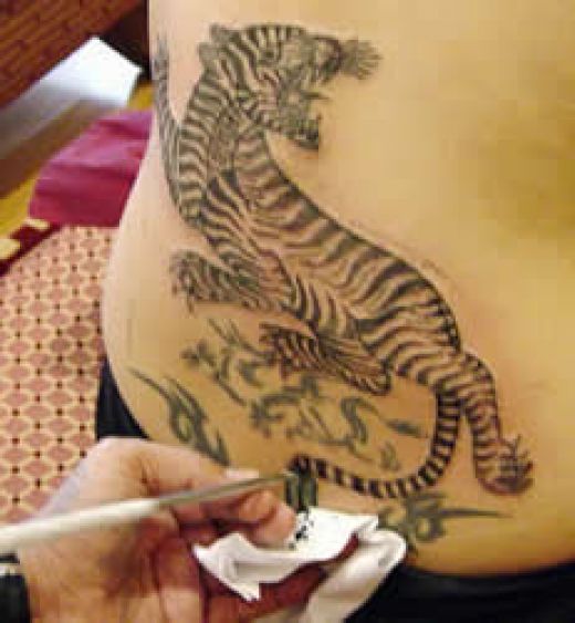 Hair Wallpapper: Tigers tattoo