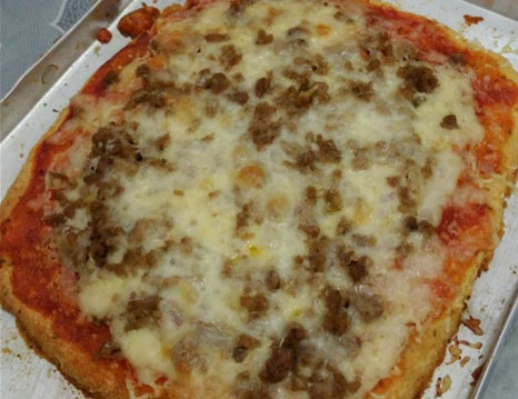Pizza Daging dan Keju - Resep Ketogenic