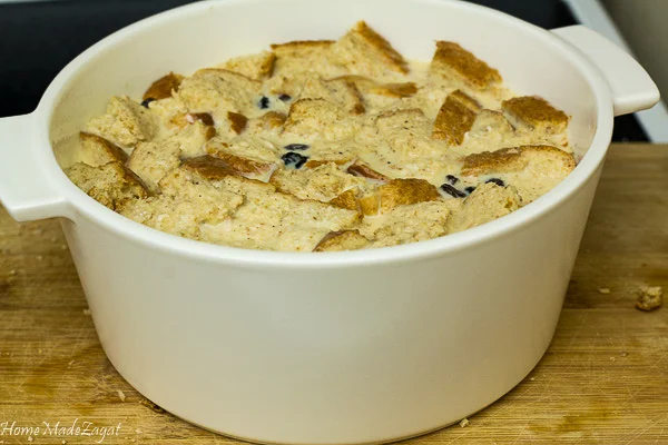 Easy recipe for coconut bread pudding