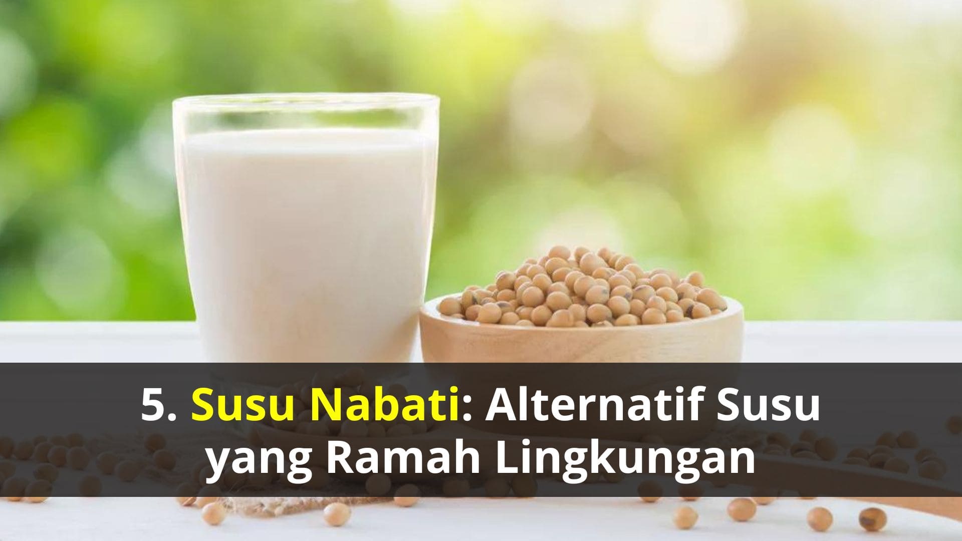 Susu Nabati: Alternatif Susu yang Ramah Lingkungan