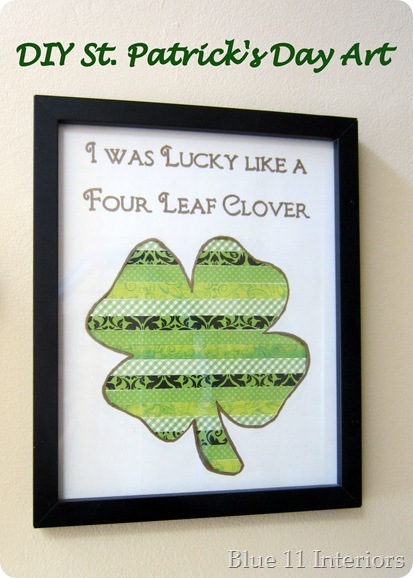DIY St Patty's Day Art