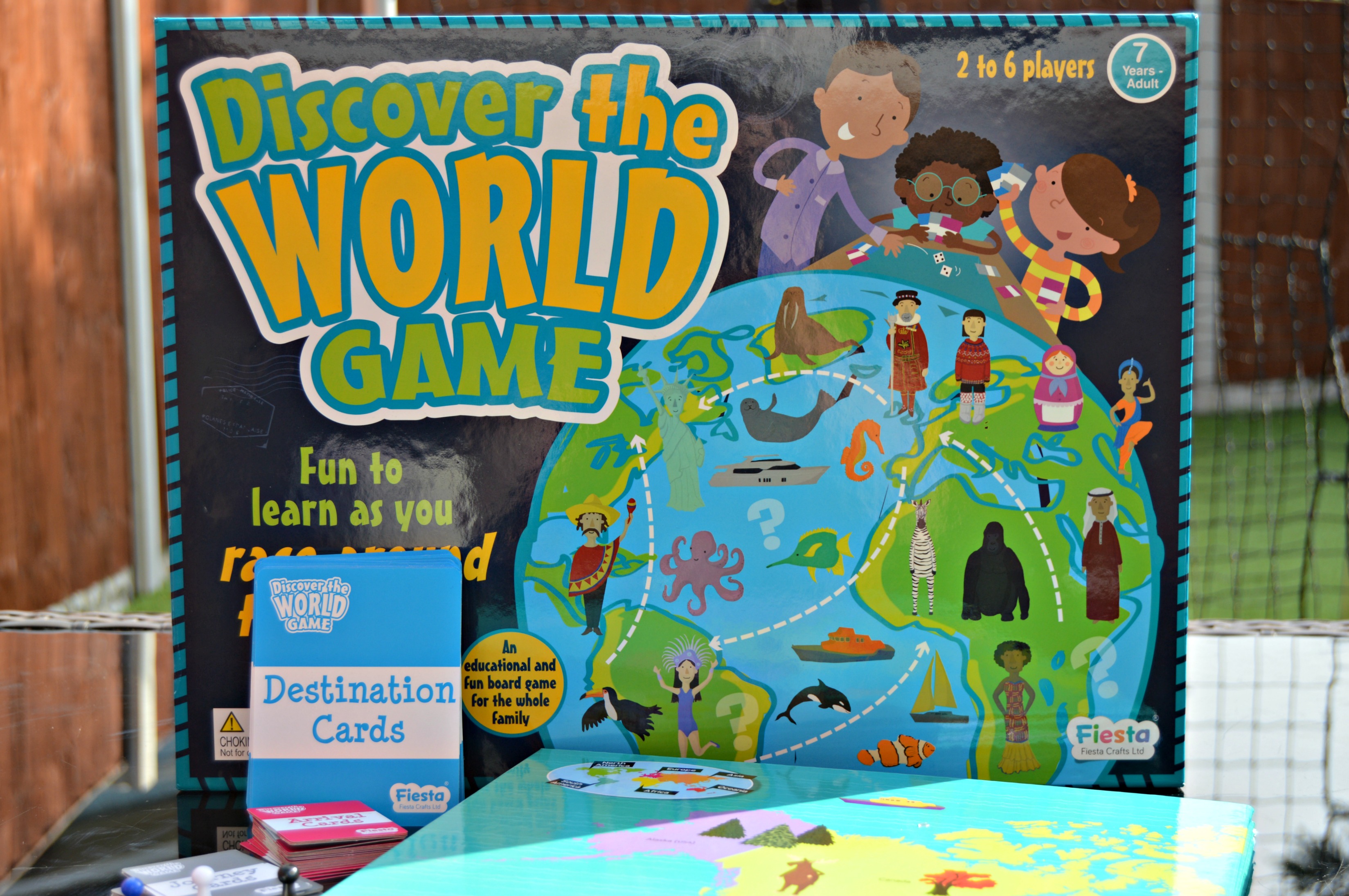 Boys playing Discover The World Game