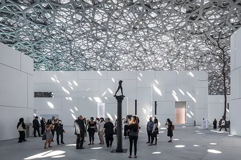 jean-nouvel-art-sculpture-louvre-abu-dabhi-museum-museo-cubierta-detalle-detail-entradas-tickets-jean-nouvel-architect-steel-acero-architecture-arquitecto-arquitectura-structure-Mashrabiya-proteccion-interior