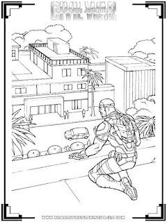 captain america civil war printable coloring pages