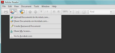 Acrobat Reader 9.0 - The integration with Acrobat.com