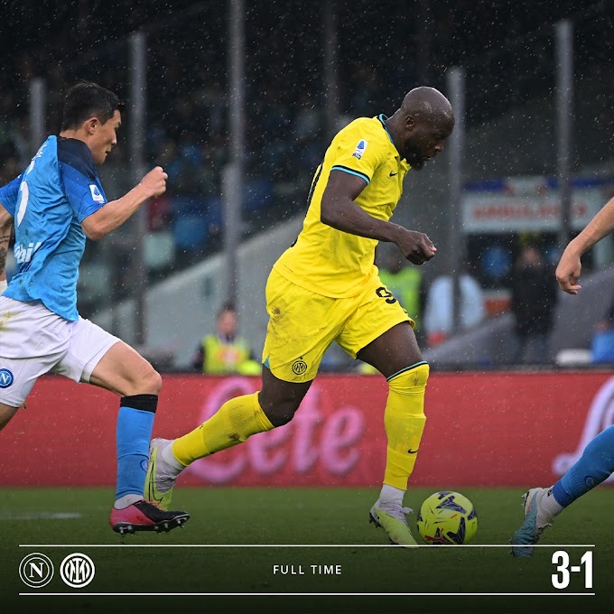 Serie A: Napoli-Inter 3-1, frenata Champions per Inzaghi