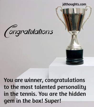 Congratulations for winning quotes