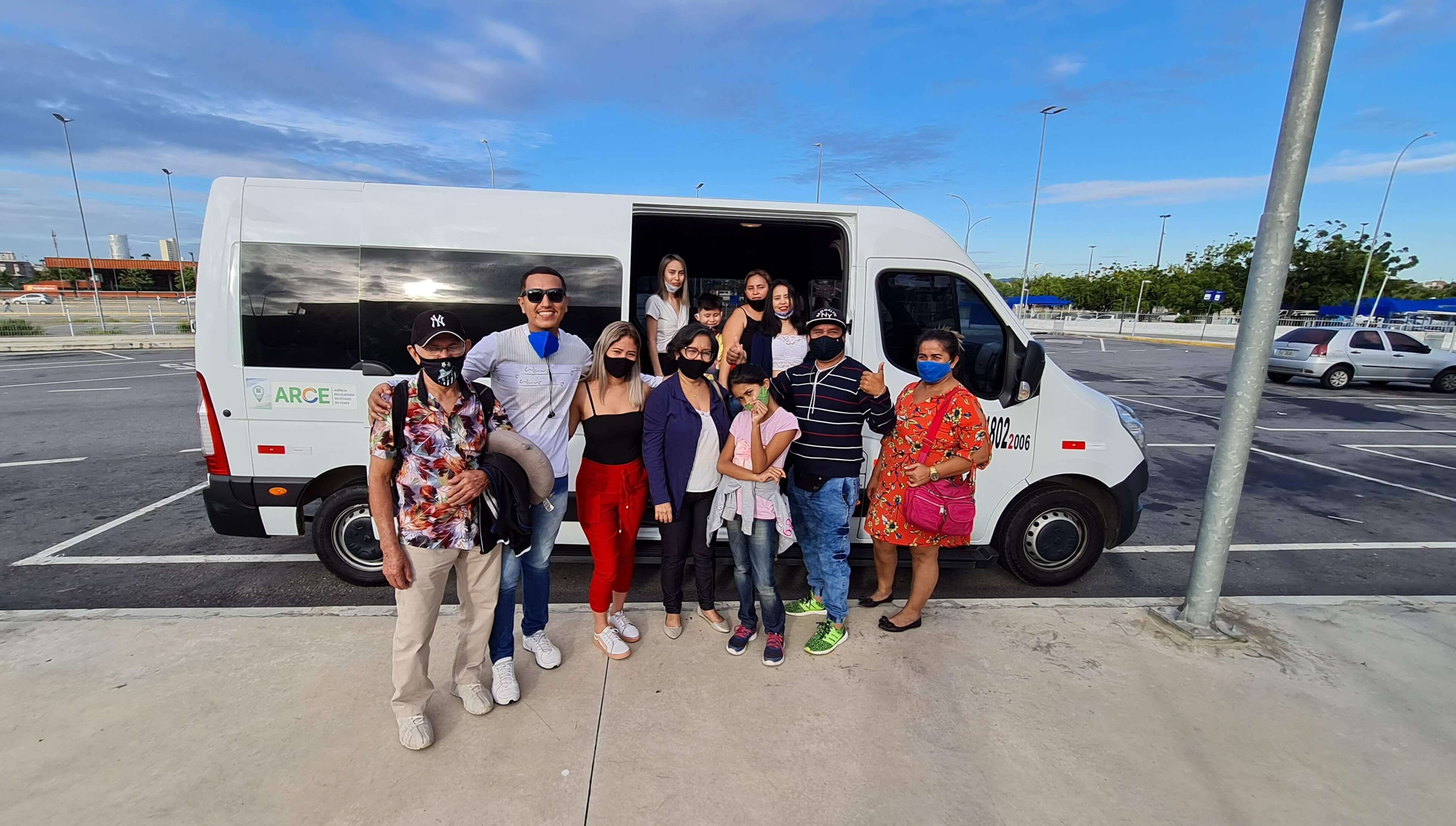 locação de vans para turismo em fortaleza