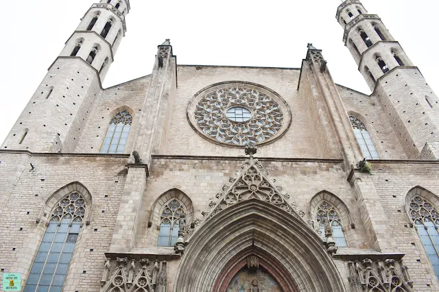 Basílica de Santa Maria del Mar en El Born, Barcelona